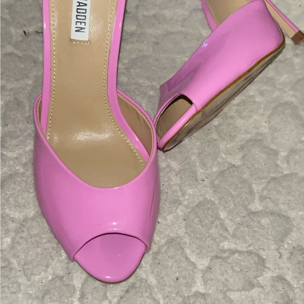 Steve Madden Pink Peep Toe Heels